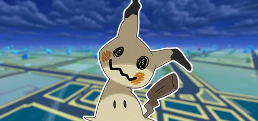 Créature fantomatique déguisée en peluche jaune dans un décor nocturne urbain stylisé sombre.