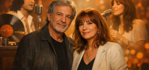 Portrait moderne de Shuky et Aviva, entre nostalgie des années 70 et présent élégant.